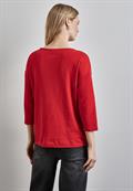 Strukturmix Shirt autumn red