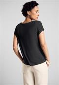 Strukturmix-Shirt black