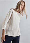Strukturmix Shirt lucid white