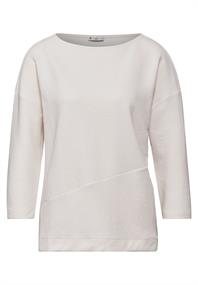 Strukturmix Shirt lucid white