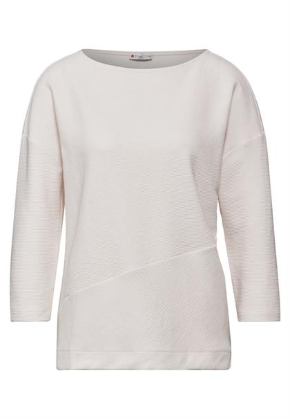 Strukturmix Shirt lucid white