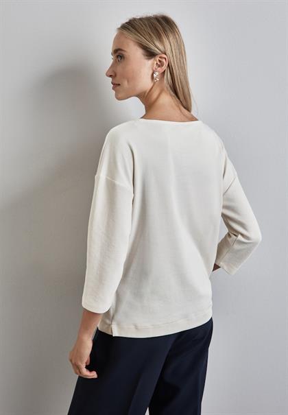 Strukturmix Shirt lucid white