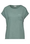 Strukturmix-Shirt seafoam green
