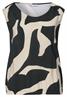 Strukturmix Top mit Print whale tail grey