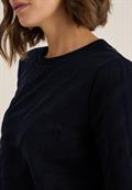 Strukturmuster Sweatshirt urban dark blue