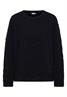 Strukturmuster Sweatshirt urban dark blue