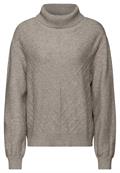 Strukturpullover breezy beige mel.