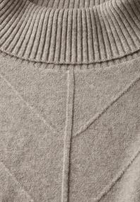 Strukturpullover breezy beige mel.
