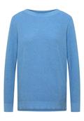 Strukturpullover cloud blue melange