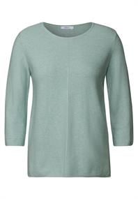 Strukturpullover cool salvia melange