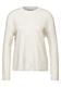 Strukturpullover cream white melange