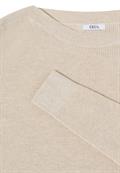 Strukturpullover egg beige melange