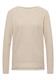 Strukturpullover egg beige melange