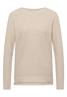 Strukturpullover egg beige melange