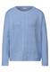 Strukturpullover frosted blue mel.