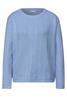 Strukturpullover frosted blue mel.