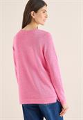 Strukturpullover heather dark blossom melange