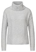 Strukturpullover heather grey mel.