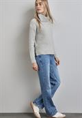 Strukturpullover heather grey mel.