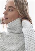 Strukturpullover heather grey mel.