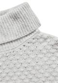 Strukturpullover heather grey mel.