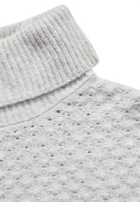 Strukturpullover heather grey mel.