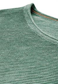 Strukturpullover heather sage green melange