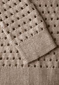 Strukturpullover honey sand mel.