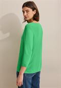 Strukturpullover iced neon green