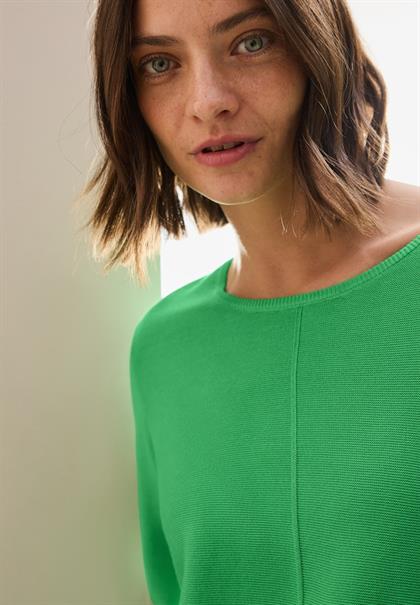 Strukturpullover iced neon green