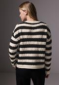 Strukturpullover lucid white