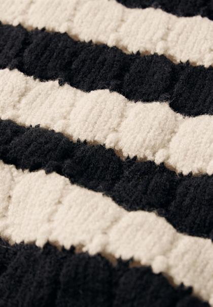 Strukturpullover lucid white