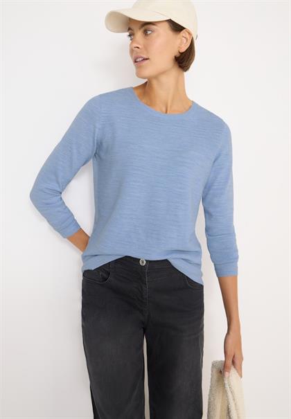 Strukturpullover mountain heather melange
