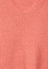 Strukturpullover peachwood orange melange