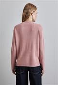 Strukturpullover petal rose mel.