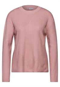 Strukturpullover petal rose mel.