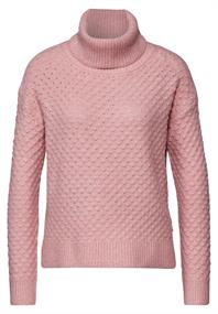 Strukturpullover petal rose mel.