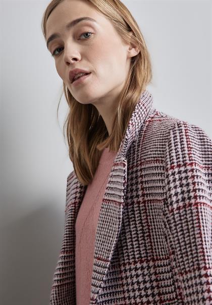 Strukturpullover petal rose mel.