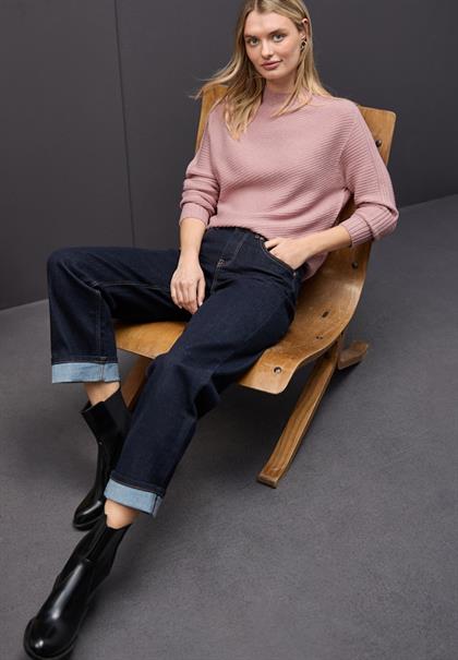 Strukturpullover powder pink mel.