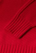 Strukturpullover racing red