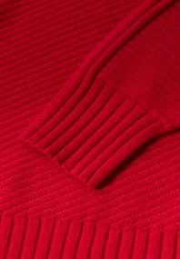 Strukturpullover racing red