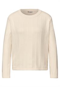 Strukturpullover soft beige