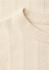 Strukturpullover soft beige