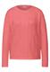 Strukturpullover striking coral mel.