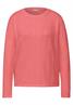 Strukturpullover striking coral mel.