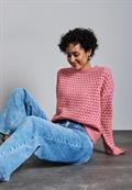 Strukturpullover sugar coral mel.