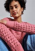 Strukturpullover sugar coral mel.