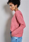 Strukturpullover sugar coral mel.