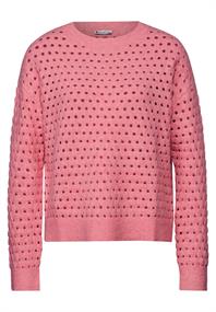Strukturpullover sugar coral mel.