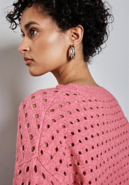Strukturpullover sugar coral mel.